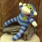 Preview: Blauer Sockenaffe als Stofftier