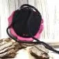 Preview: Umhängetasche filz Form einer Blume rosa - umhaengetasche filz blume rosa handtasche handmade unikat