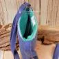 Preview: Umhängetasche Filz klein 1 Fach blau - umhaengetasche handtasche klein blau filz 1fach reissverschluss