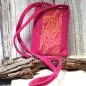 Preview: Umhängetasche Filz klein 1 Fach pink - umhaengetasche handtasche klein pink filz 1fach reissverschluss