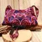 Preview: Umhängetasche Stoff pink Indiastyle - umhaengetasche handtasche pink india style stoff bestickt