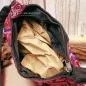 Preview: Umhängetasche Stoff pink Indiastyle - umhaengetasche handtasche pink india style stoff bestickt