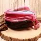 Preview: Umhängetasche rosa Kinder rund Lama - Alpaka - umhaengetasche kinder rund rosa lama alpaka bunt handtasche