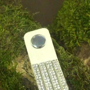 Wildleder-Optik Armband Strass