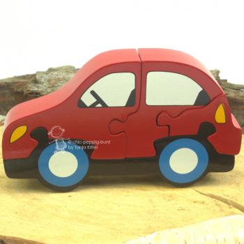 Holzpuzzle Auto Kinderspielzeug Holzspielzeug Holzauto Puzzle aus Holz 