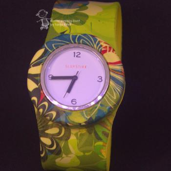 Armbanduhr Slappstixx Silikon Blumen