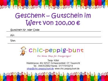 75 € Geschenkgutschein