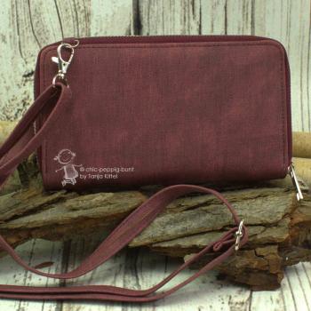 Handtasche-Geldbeutel klein rot