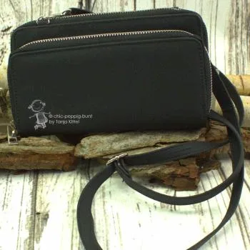 Handtasche-Geldbeutel klein schwarz
