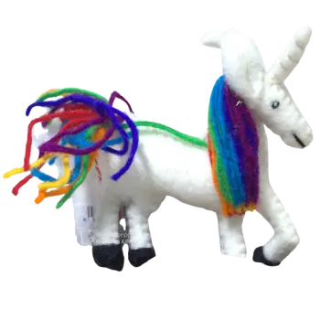 Schlüsselanhänger Filz Einhorn