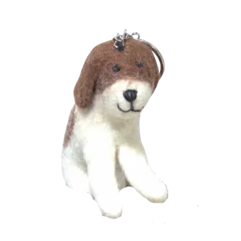 Schlüsselanhänger Filz Hund