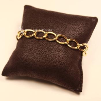 Bettelarmband vergoldet Gliederarmband XXL