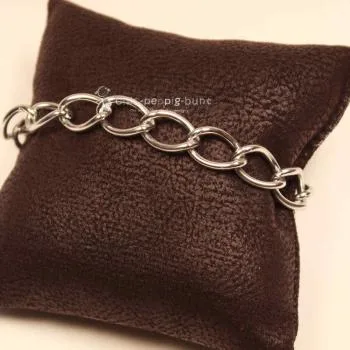 Bettelarmband versilbert Gliederarmband XXL - armband bettelarmband versilbert gross xxl glieder