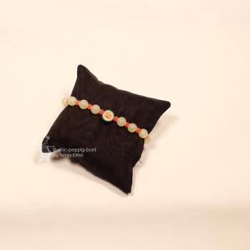 Leucht-Armband Orange – Fluoreszierendes Halloween-Accessoire