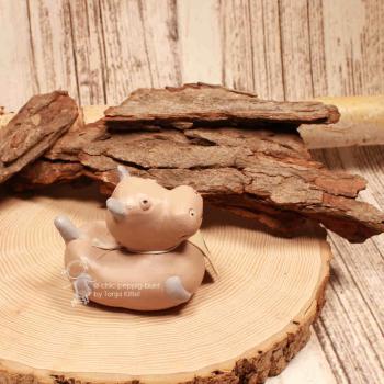 Badespielzeug Nilpferd – Nachhaltiges Gummitier aus Naturkautschuk Cao Ochu