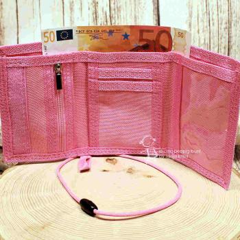 Kinder-Brustbeutel mit süßem Fohlen-Motiv in Rosa & Braun