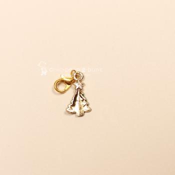 Charmsanhänger Weihnachten mini Baum grün