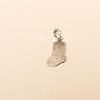 Charmsanhänger Weihnachten Nikolausstrumpf creme