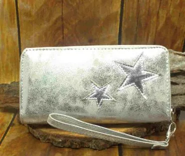 grosser Geldbeutel in grau