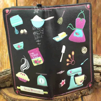 Geldbeutel Motiv Backen aus Kunstleder