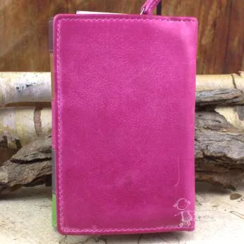 Geldbeutel echtes Leder pink