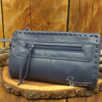 Geldbeutel gross blau