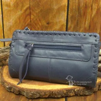 Geldbeutel gross blau