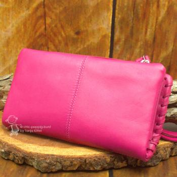 grosser Geldbeutel in pink