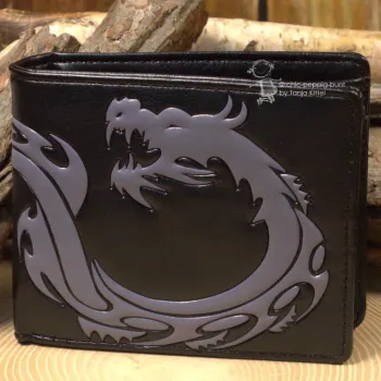 Herrengeldbeutel mit Drachen Motiv