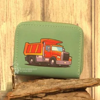 kleiner Kindergeldbeutel LKW rot
