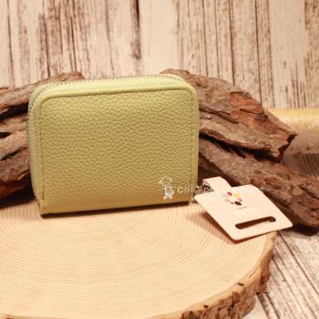 Kindergeldbeutel hellgrün Kunstleder Trixie Dackel