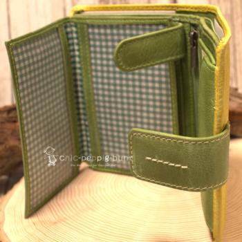 Leder Geldbeutel mit vielen Fächern