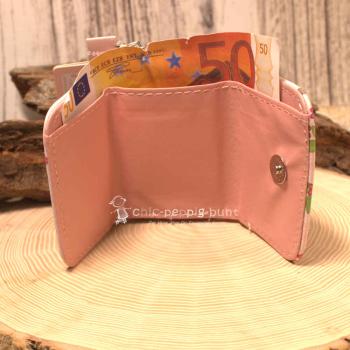 Geldbeutel mini - abwaschbar - Eulen Pärchen Motiv
