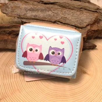 Geldbeutel mini mit Motiv Eule