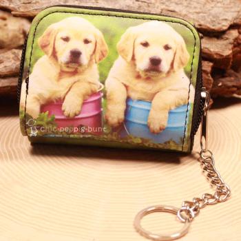 Geldbeutel mit Hunde Baby Motiv