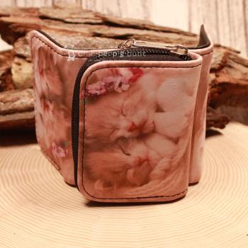 Geldbeutel mit Katzen Foto Motiv