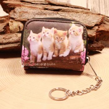 Geldbeutel mit  Katze Motiv