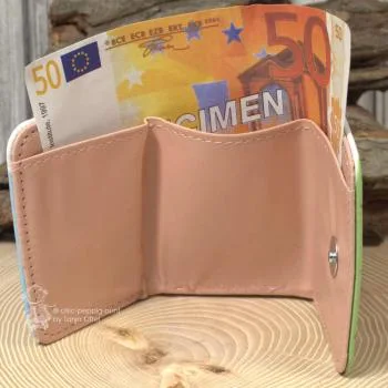 Geldbeutel kinder mit Kuh Motiv