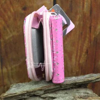 Geldbeutel mini abwaschbar rosa mit Einhorn Motiv