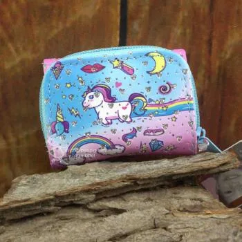 Geldbeutel mini mit Motiv Einhorn