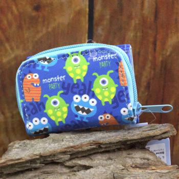 Geldbeutel mini mit Motiv bunte Monster