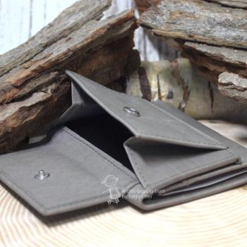 Geldbeutel Leder mini mit Druckknopf