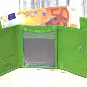 Geldbeutel mini mit Blumen Motiv