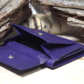 mini Geldbeutel Leder mit 3 Kartenfächern