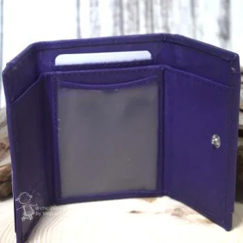 Geldbeutel mini mit Blumen Motiv