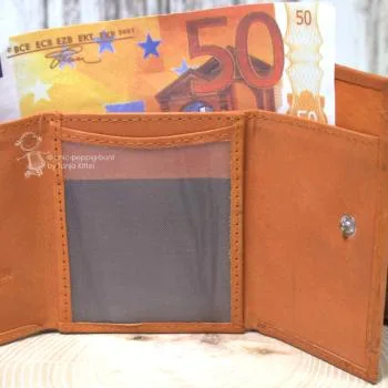 Geldbeutel mini mit Blumen Motiv