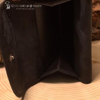 Geldbeutel Leder mini mit Druckknopf