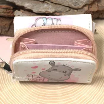 Geldbeutel mini abwaschbar rosa