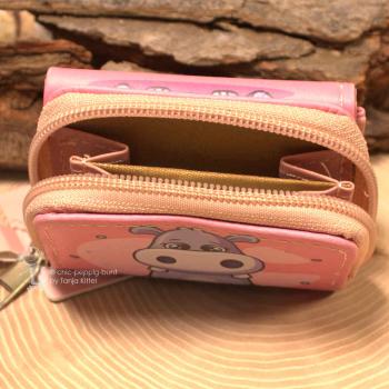 Geldbeutel mini abwaschbar rosa