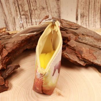 Mini-Geldbeutel Kunstleder Pferd Sonne